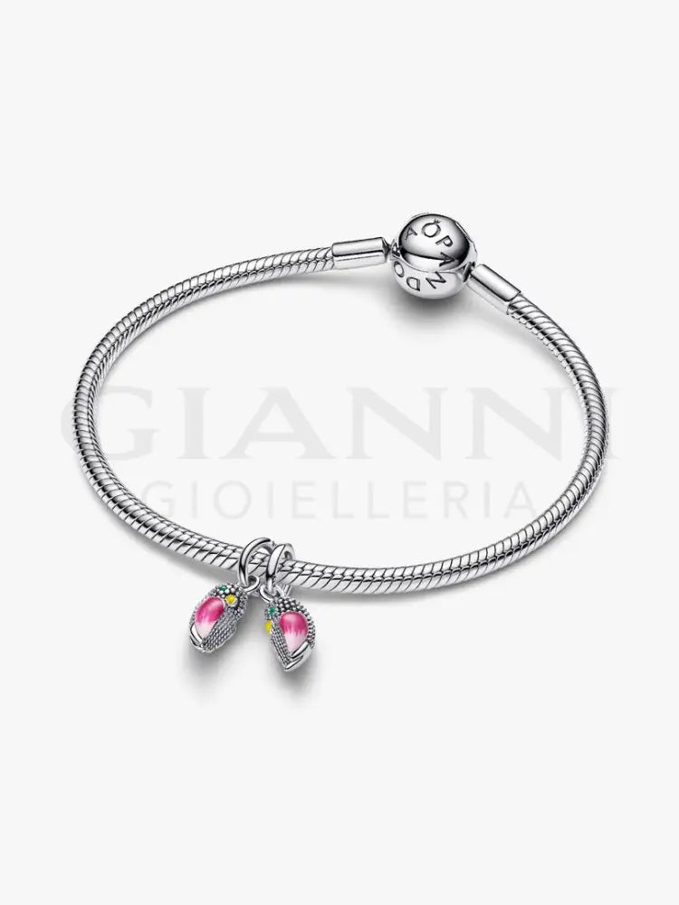 Charm Pandora - Pendente Uccellini Innamorati Divisibile - Charm