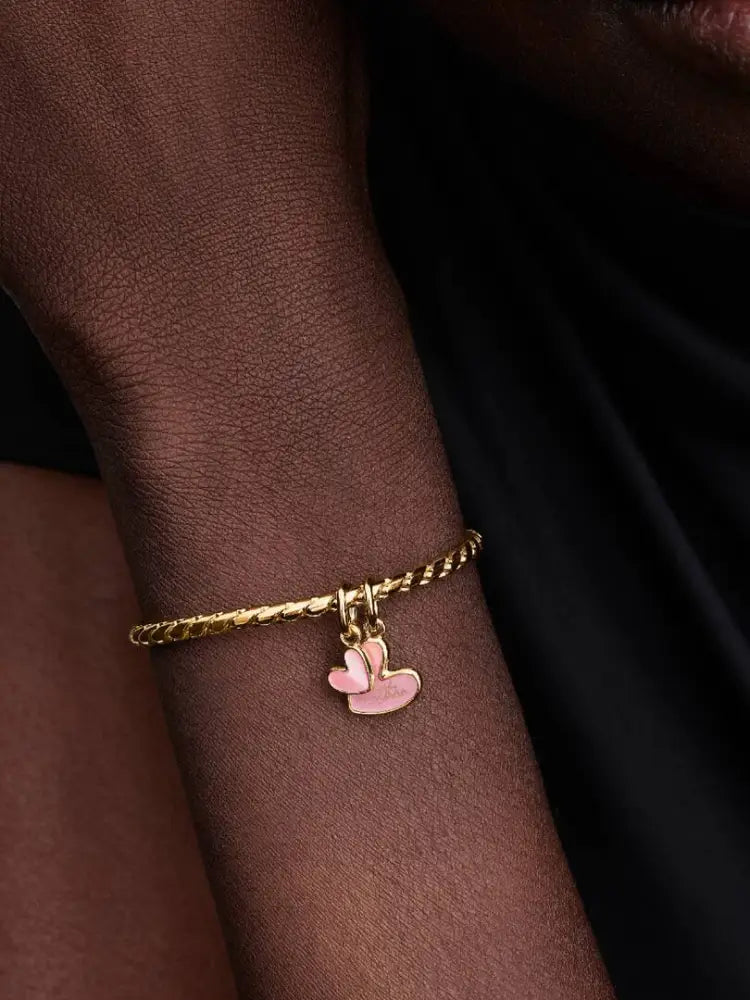 Charm Pandora - Pendente Unione di Cuori Mamma e Figlia divisibile - Charm