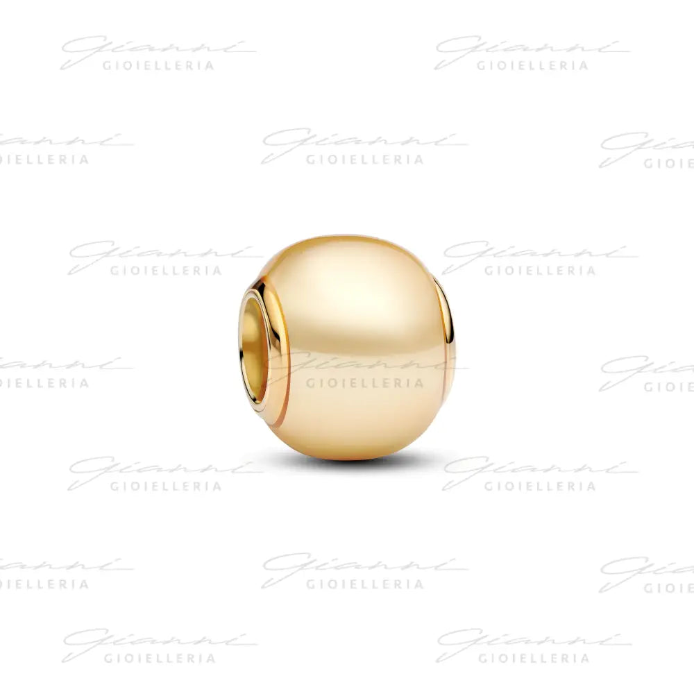 Charm Pandora - Sfera con Perla Artificiale Charm