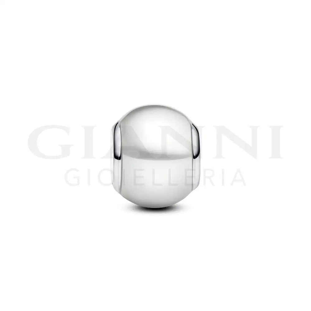 Charm Pandora - Sfera con Perla Artificiale Charm