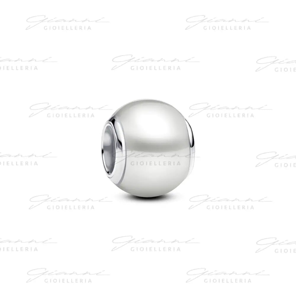 Charm Pandora - Sfera con Perla Artificiale Charm