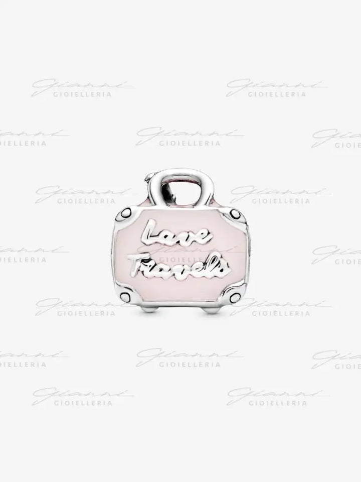 Charm Pandora - Valigia Rosa Charm