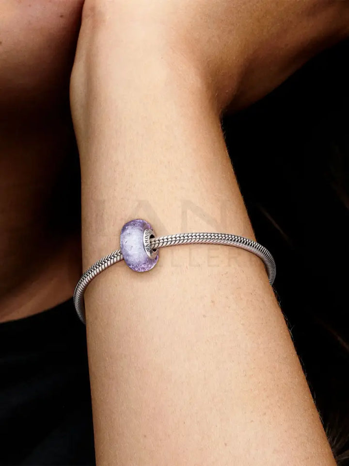 Charm Pandora - Vetro di Murano Lavanda Charm