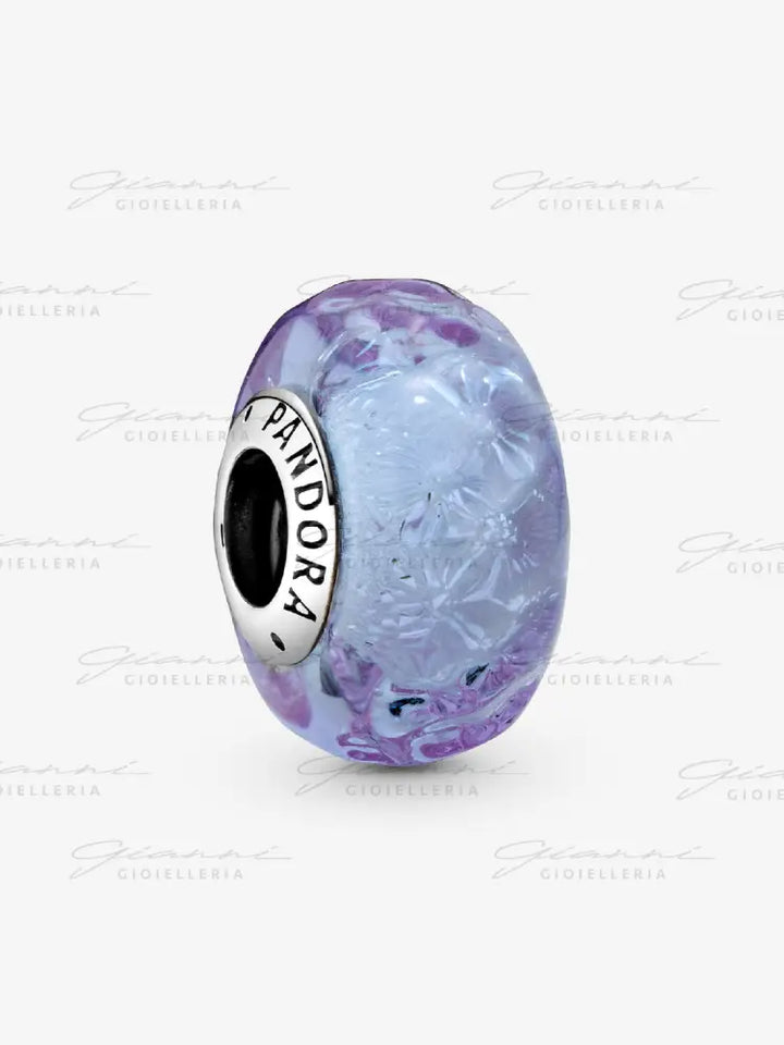 Charm Pandora - Vetro di Murano Lavanda Charm