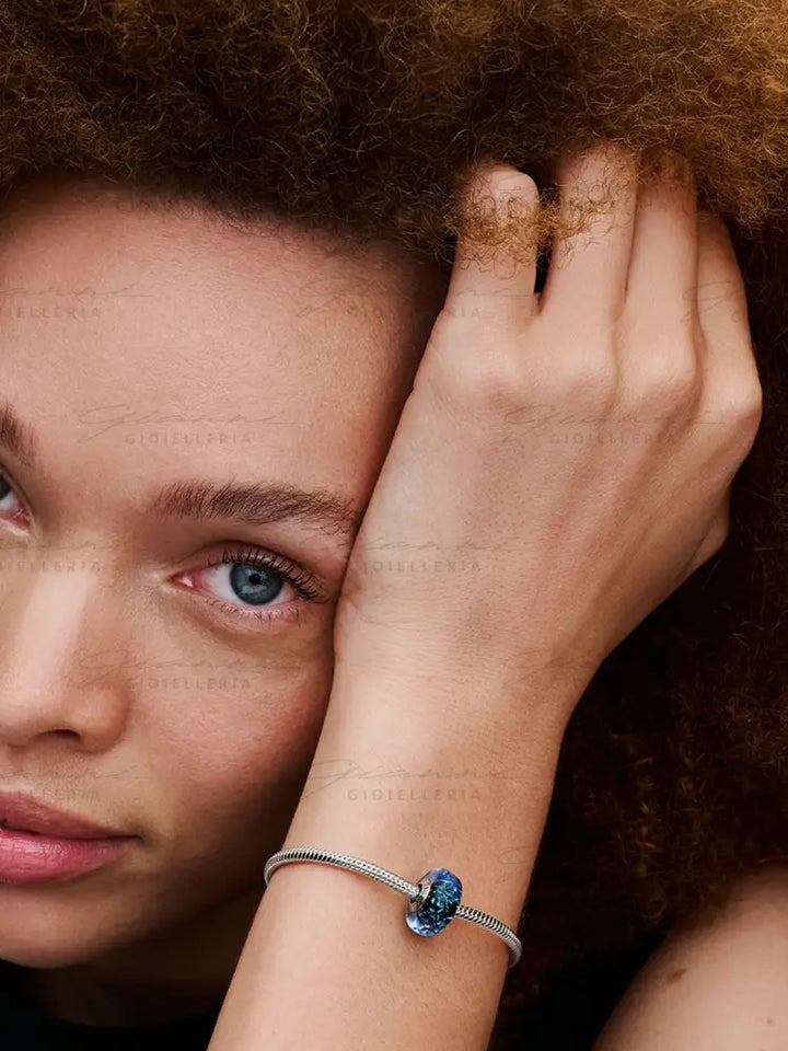 Charm Pandora - Vetro di Murano Oceano Blu Charm