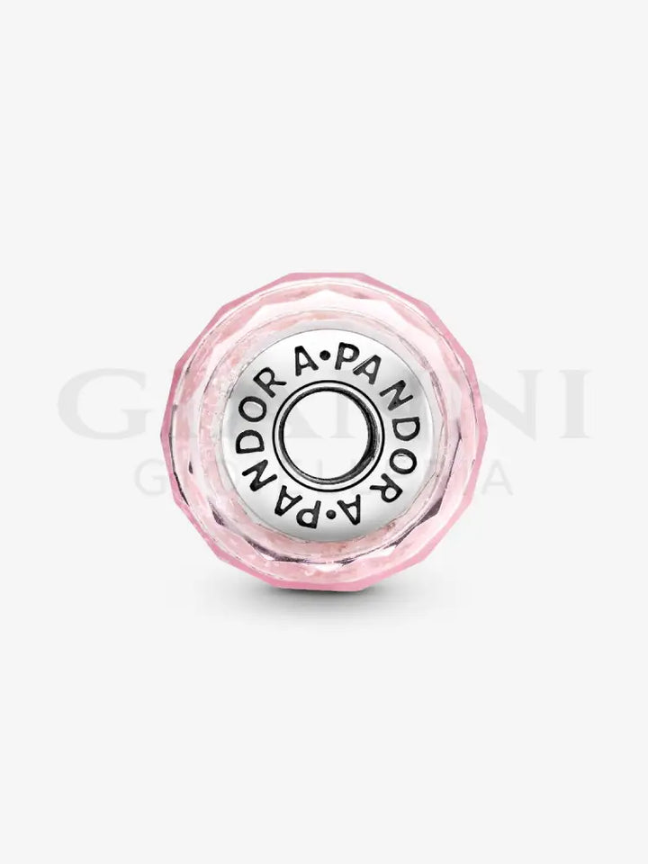 Charm Pandora - Vetro di Murano Rosa Iridescente Charm