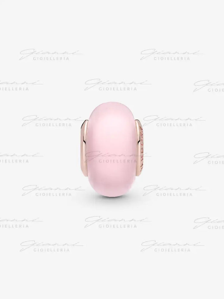 Charm Pandora - Vetro di Murano Rosa Opaco Charm