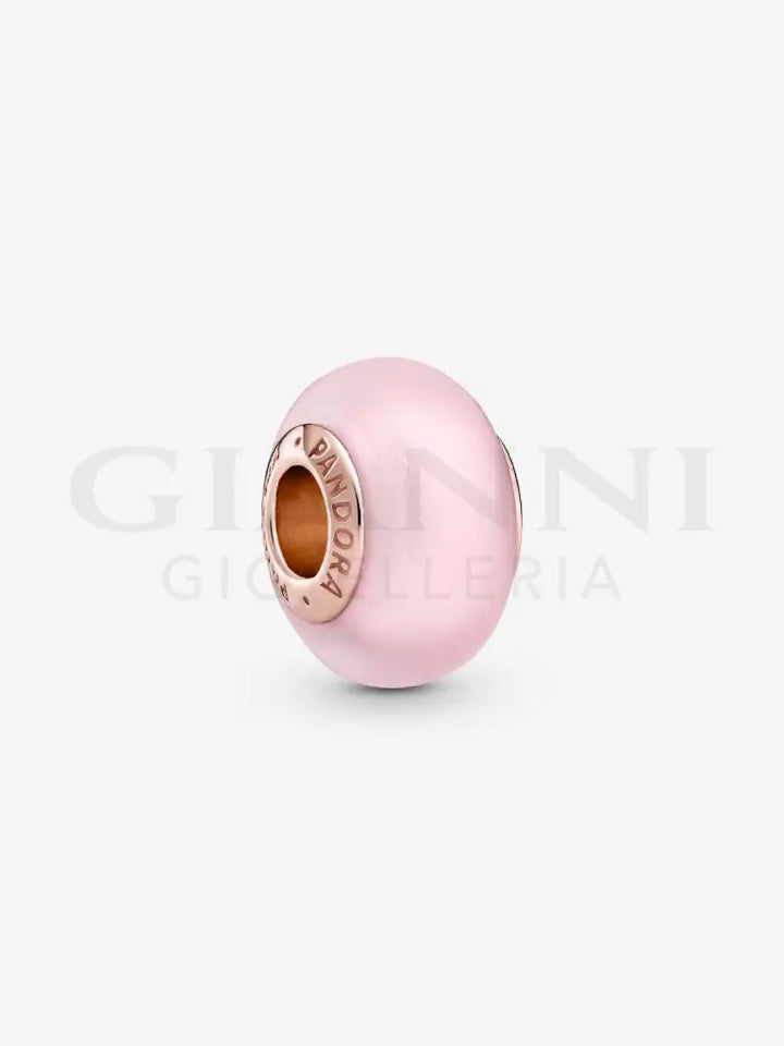 Charm Pandora - Vetro di Murano Rosa Opaco Charm