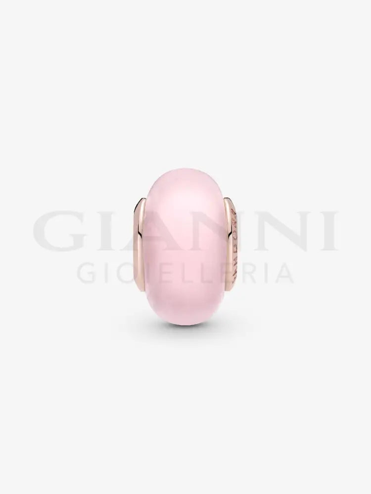 Charm Pandora - Vetro di Murano Rosa Opaco Charm