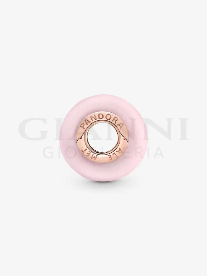 Charm Pandora - Vetro di Murano Rosa Opaco Charm