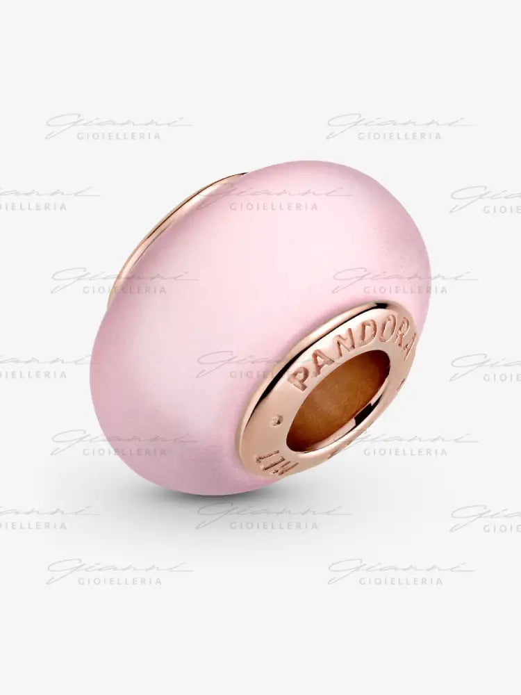 Charm Pandora - Vetro di Murano Rosa Opaco Charm