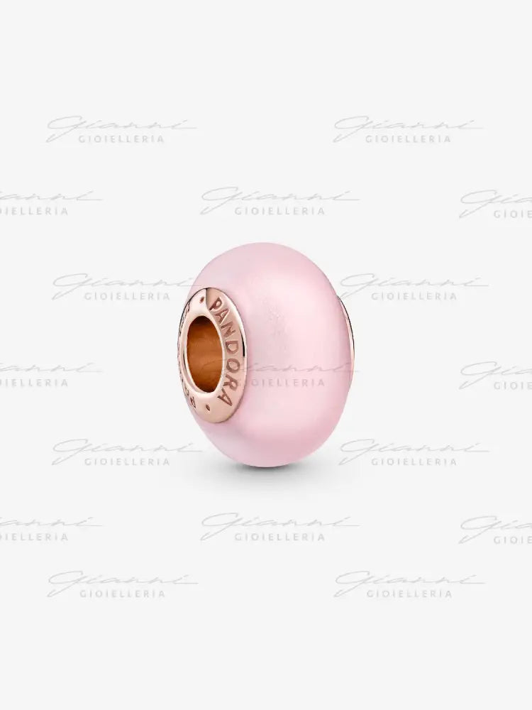 Charm Pandora - Vetro di Murano Rosa Opaco Charm