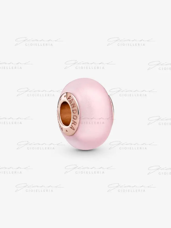 Charm Pandora - Vetro di Murano Rosa Opaco Charm