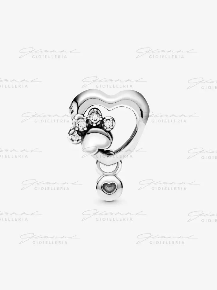 Charm Pandora - Zampa e Cuore Charm