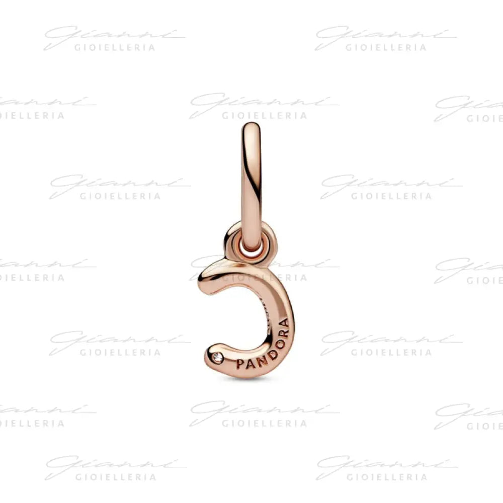 Charm Pendente Pandora Alfabeto con Lettera C Charm