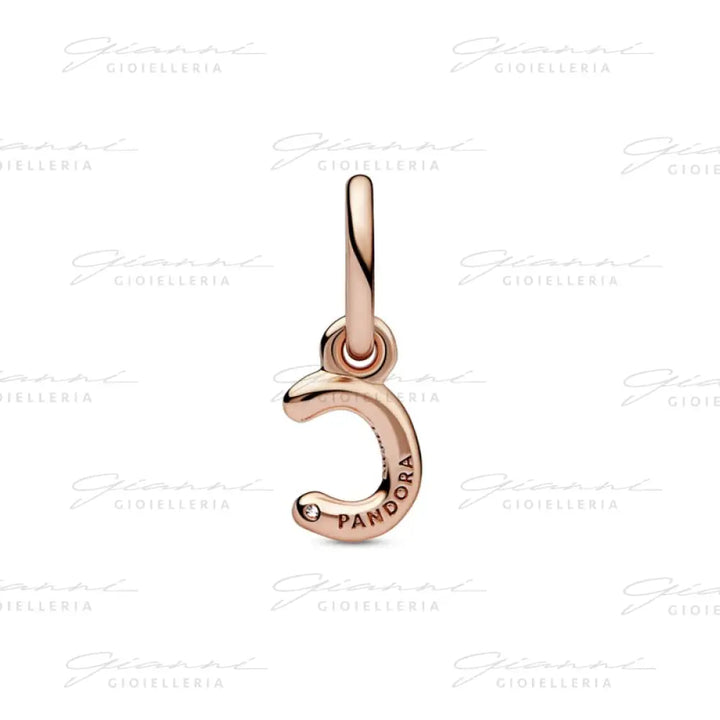 Charm Pendente Pandora Alfabeto con Lettera C Charm