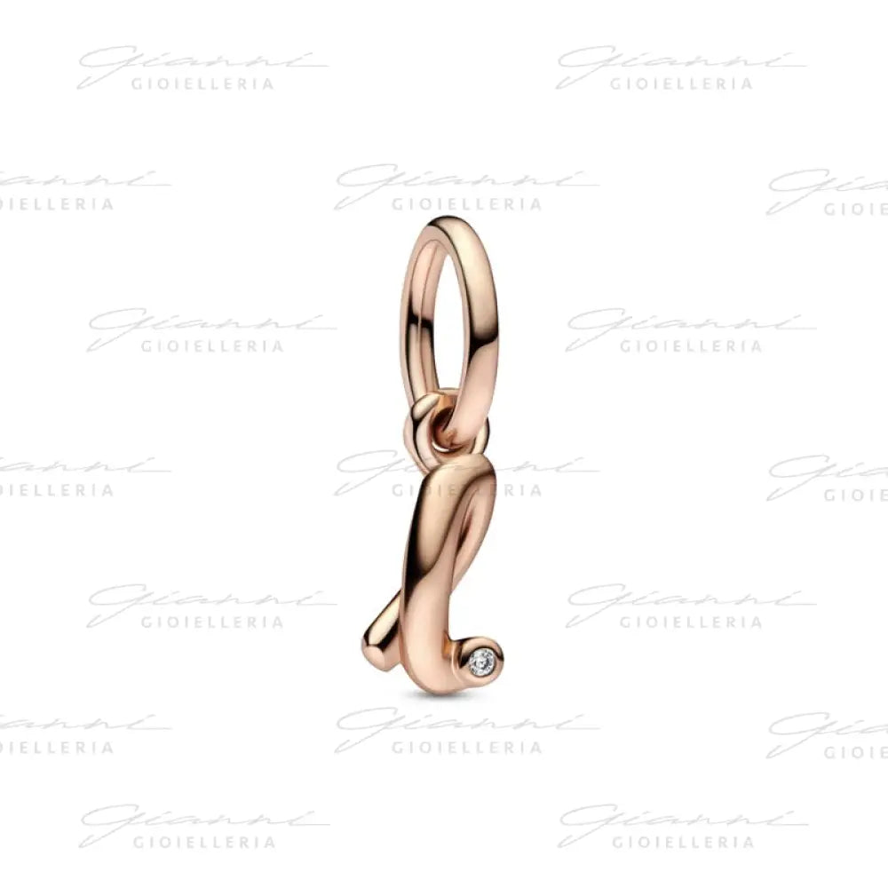 Charm Pendente Pandora Alfabeto con Lettera l Charm