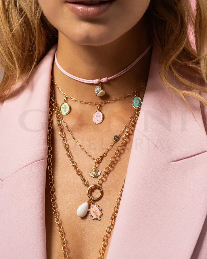 Charm Rue Des Mille - Cross Green Charm