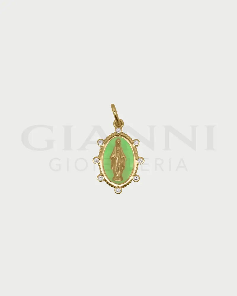 Charm Rue Des Mille - Madonna Green Charm