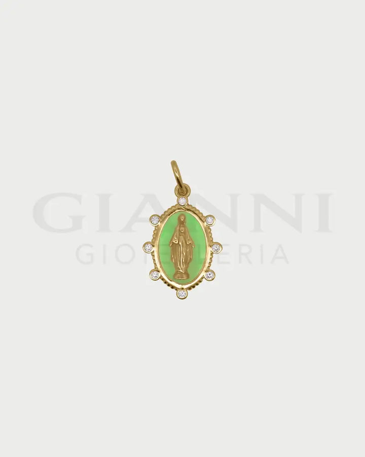 Charm Rue Des Mille - Madonna Green Charm