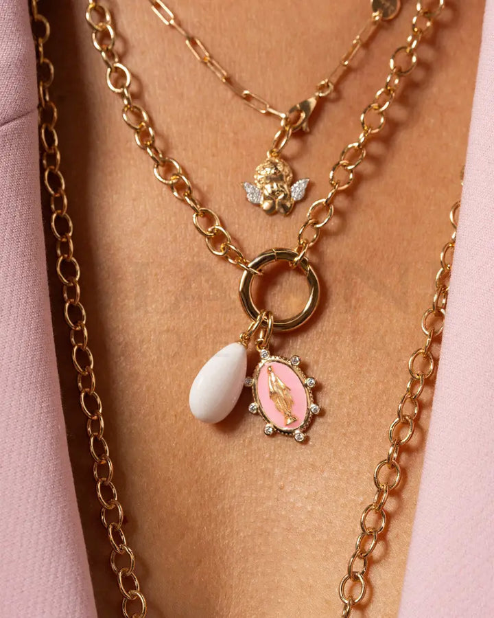 Charm Rue Des Mille - Madonna Pink Charm