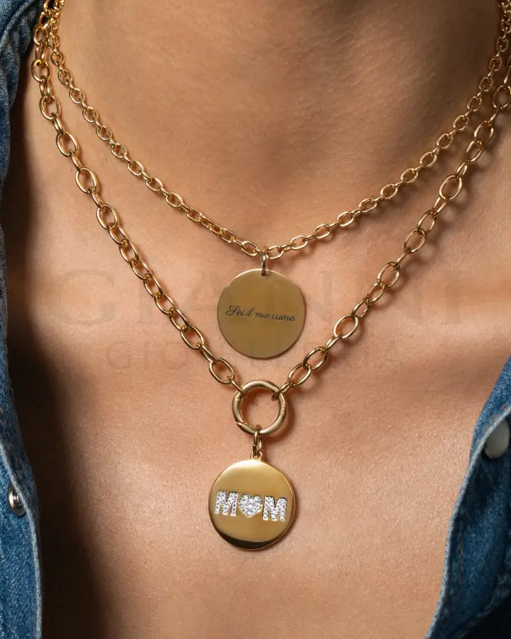 Charm Rue Des Mille - Medaglia Circle XL MOM - Charm