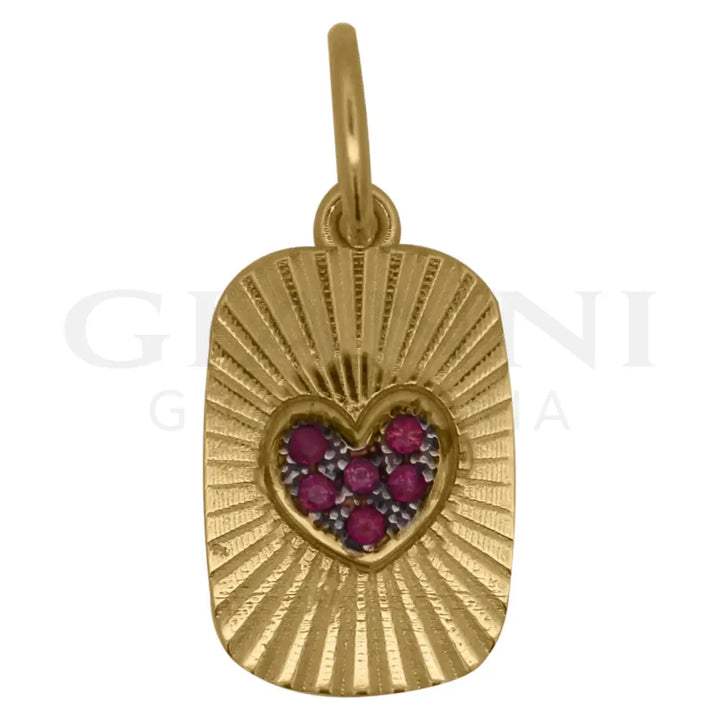 Charm Rue Des Mille - Medaglia Edge Cuore - Charm