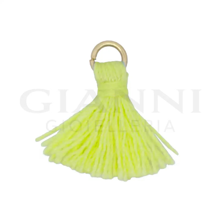 Charm Rue Des Mille - Nappa Giallo Fluo - Charm
