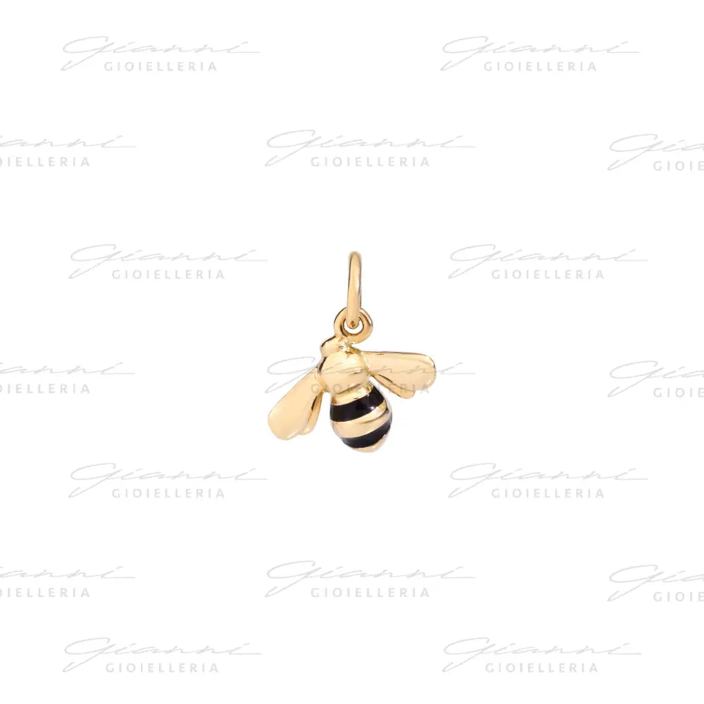 Ciondolo Dodo - Ape oro giallo & smalto Charm
