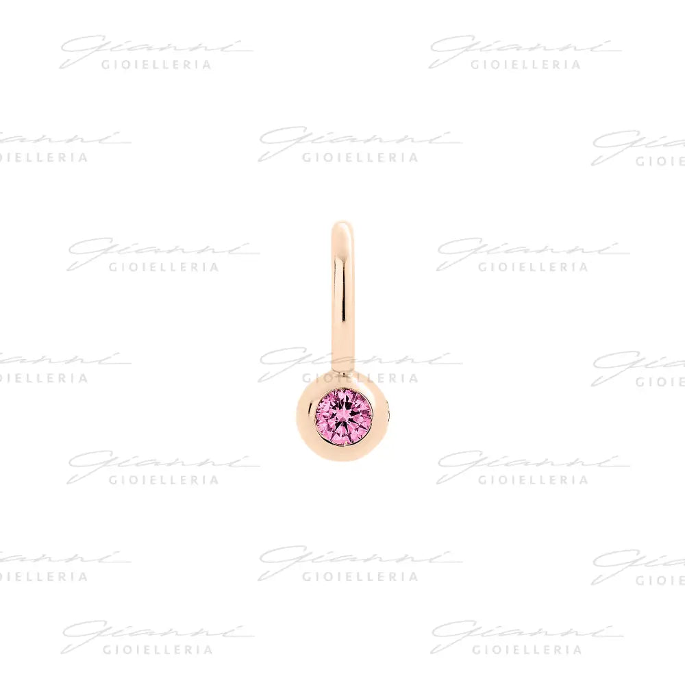 Ciondolo Dodo - Bollicine oro rosa & zaffiro Charm