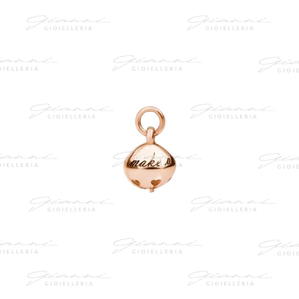 Ciondolo Dodo - Campanello Oro Rosa Charm