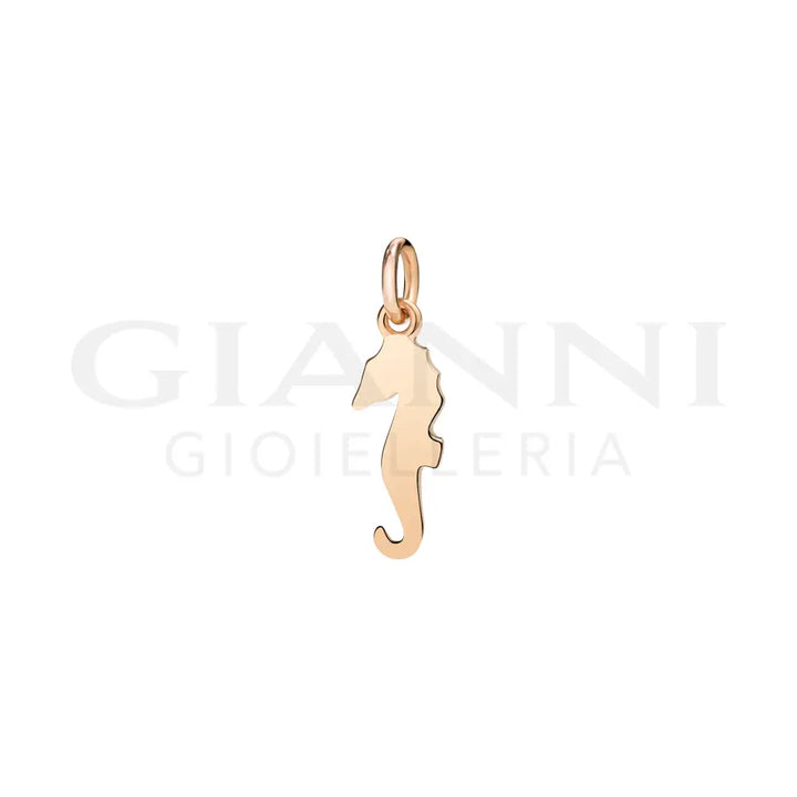 Ciondolo Dodo - Cavalluccio Marino Oro Rosa Charm