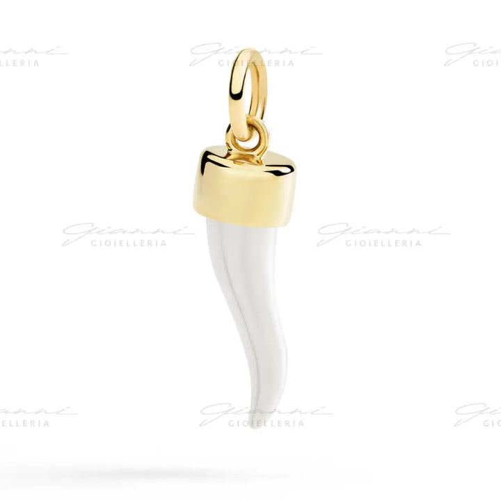 Ciondolo DoDo - Cornetto Oro Giallo & Argento Charm