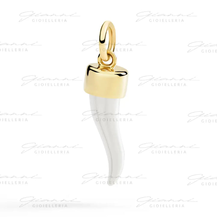 Ciondolo DoDo - Cornetto Oro Giallo & Argento Charm
