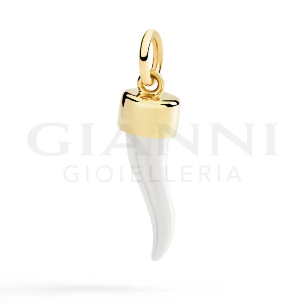 Ciondolo DoDo - Cornetto Oro Giallo & Argento Charm