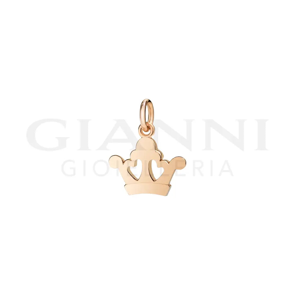 Ciondolo Dodo - Corona Oro Rosa Charm