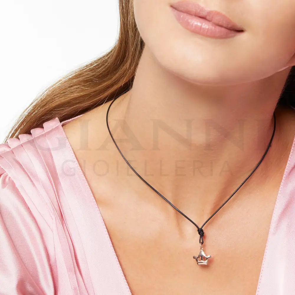 Ciondolo Dodo - Corona Oro Rosa Charm