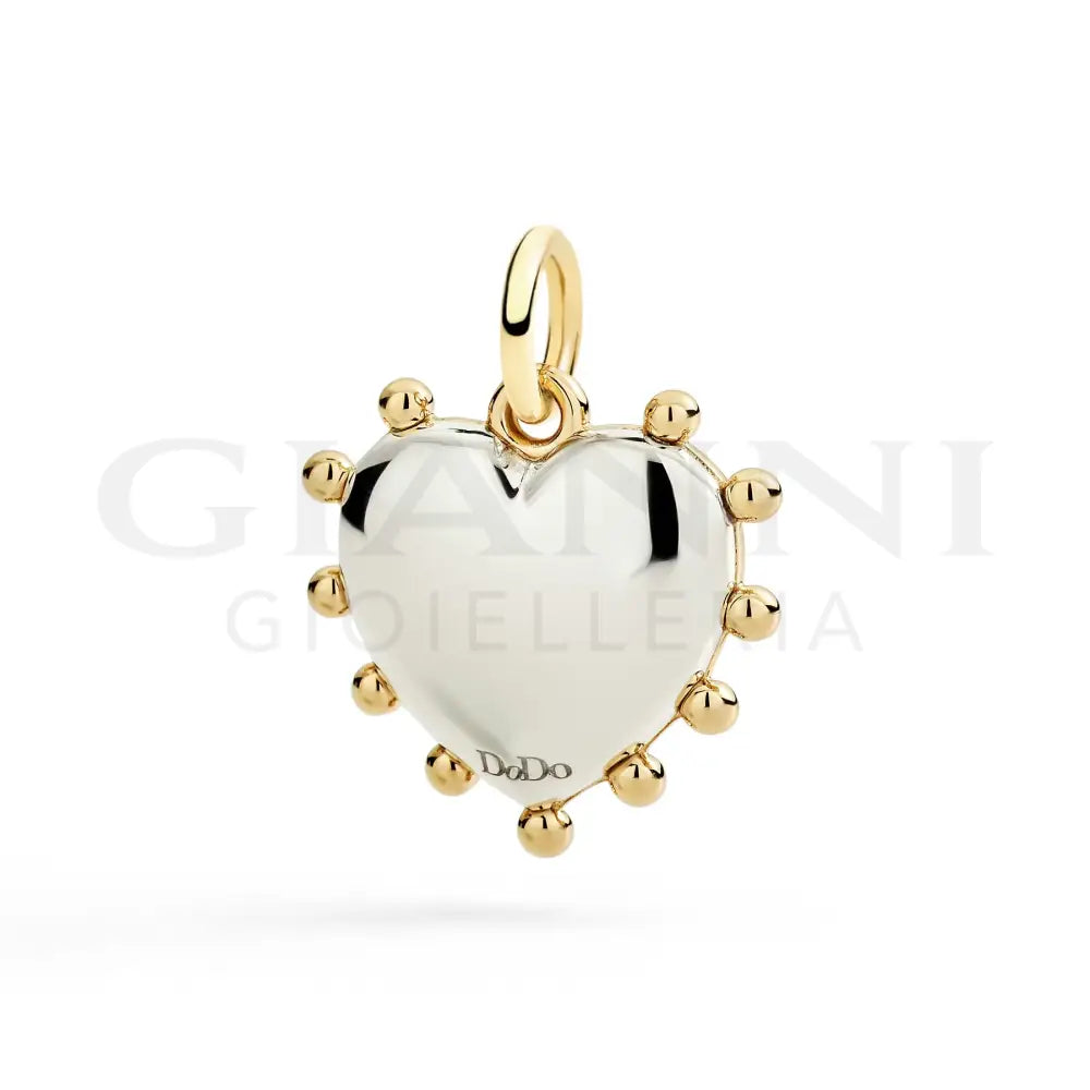 Ciondolo DoDo - Cuore con malachite Charm