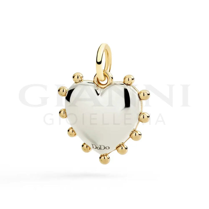 Ciondolo DoDo - Cuore con malachite Charm