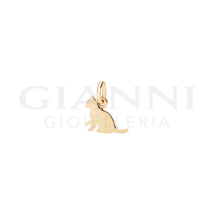 Ciondolo Dodo - Gatto Oro Giallo Charm