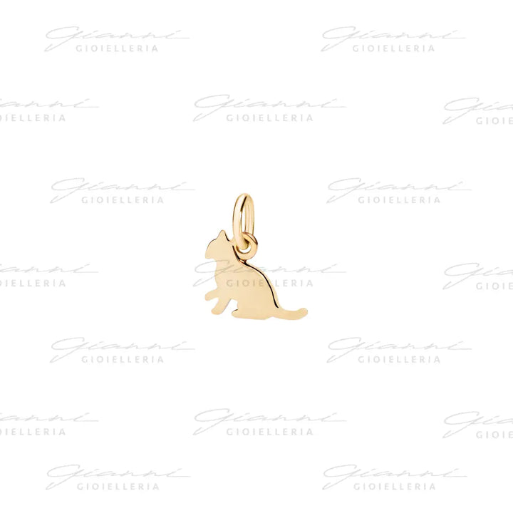 Ciondolo Dodo - Gatto Oro Giallo Charm