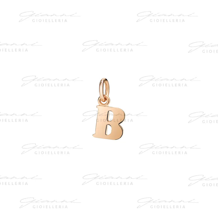 Ciondolo DoDo - Lettera b oro rosa Charm
