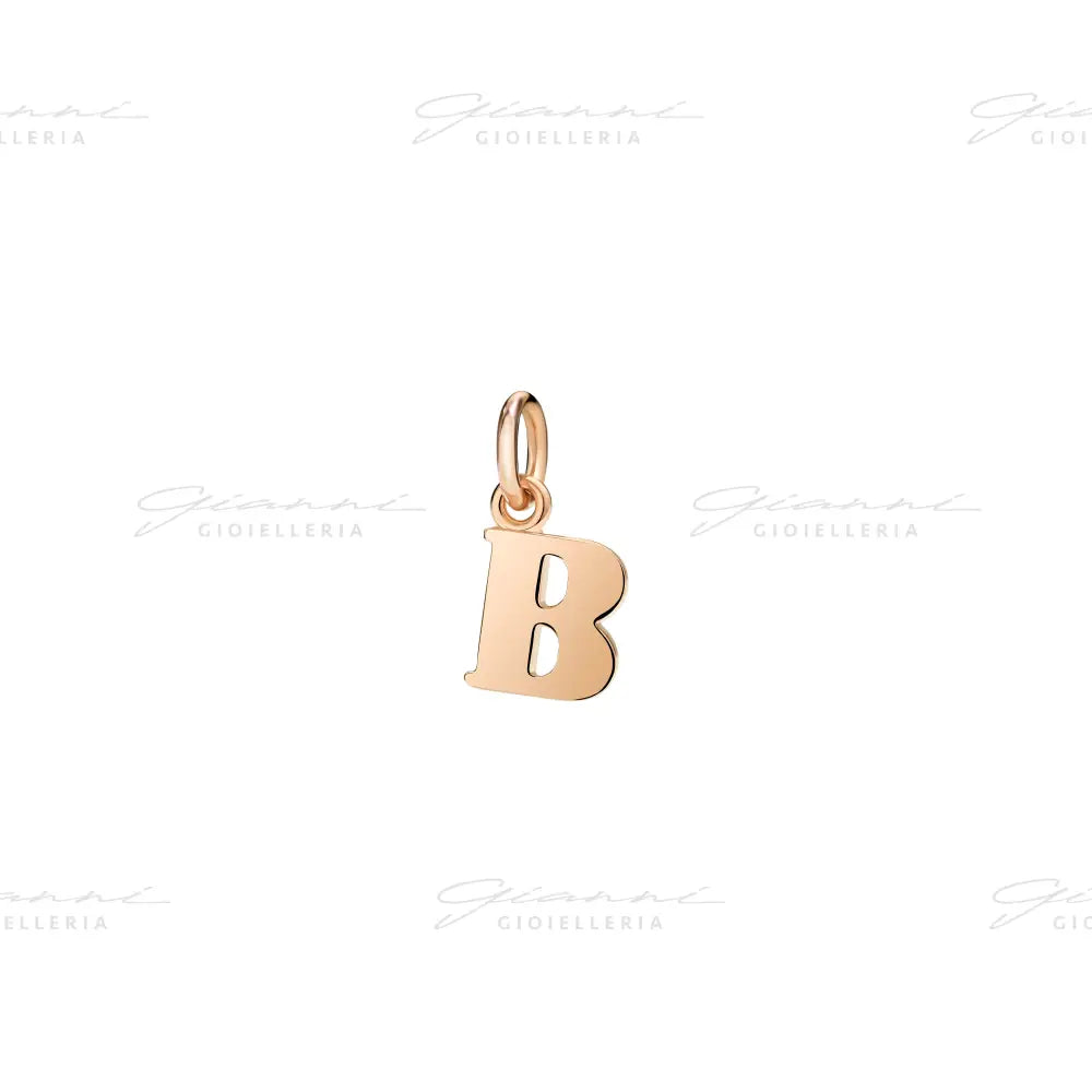 Ciondolo DoDo - Lettera b oro rosa Charm