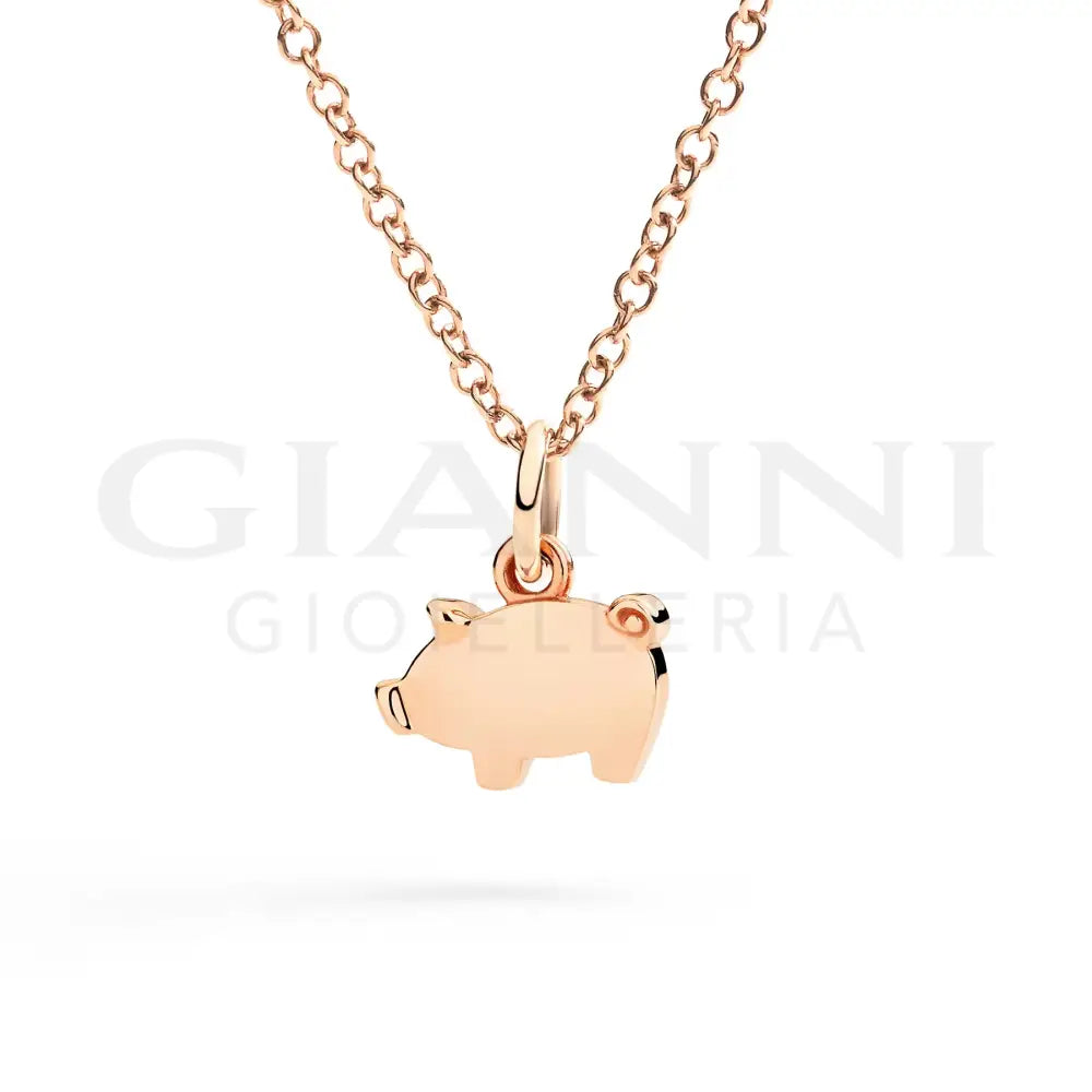 Ciondolo DoDo - Maialino oro rosa Charm