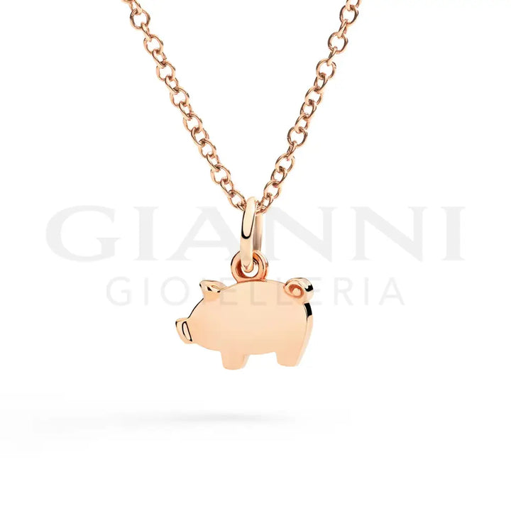 Ciondolo DoDo - Maialino oro rosa Charm
