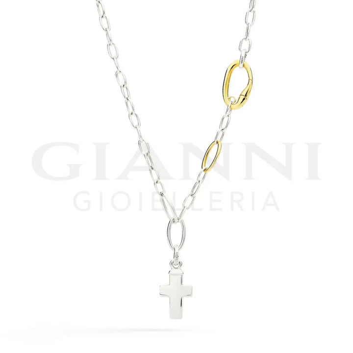 Ciondolo DoDo - Maxi croce argento Charm