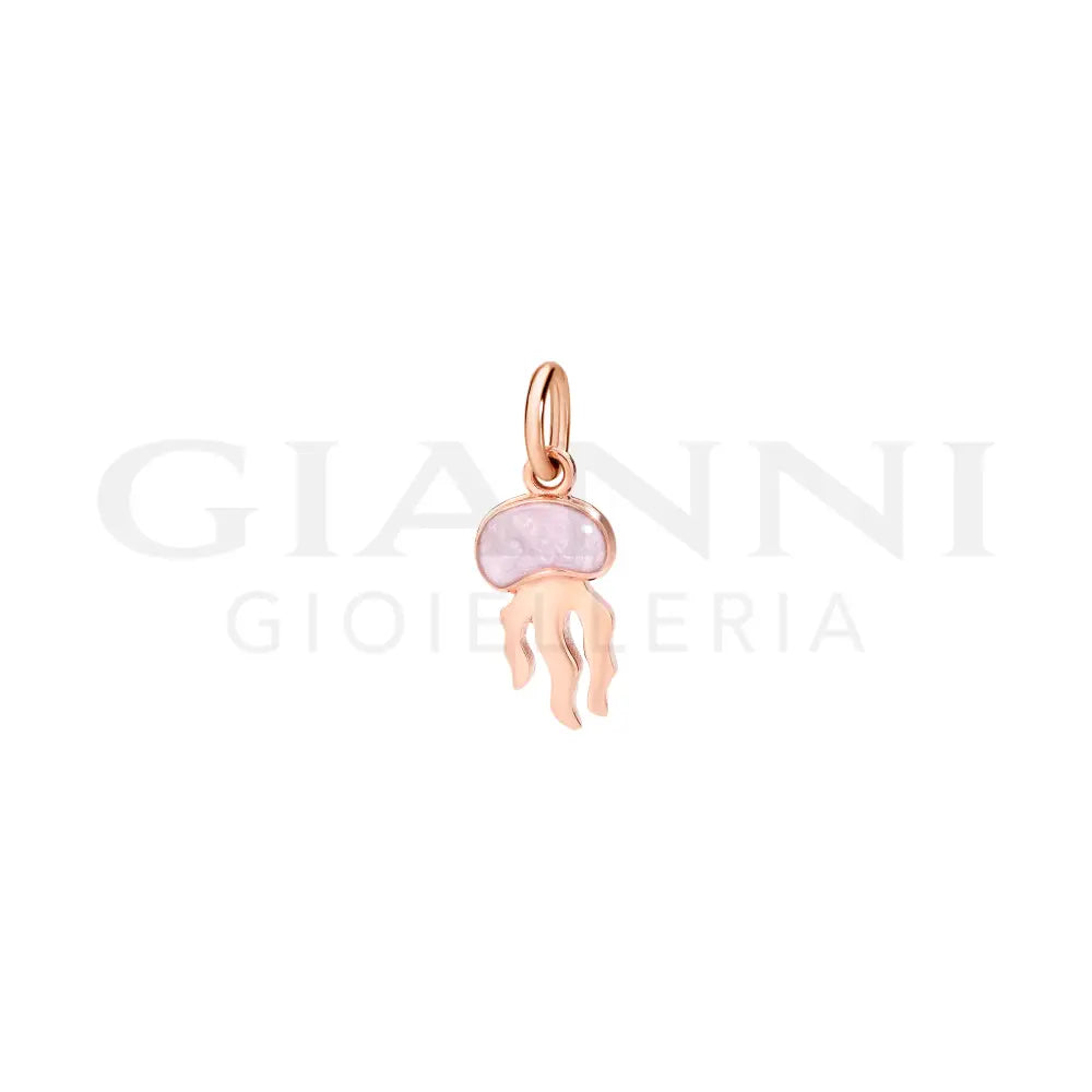 Ciondolo DoDo - Medusa oro rosa & smalto Charm