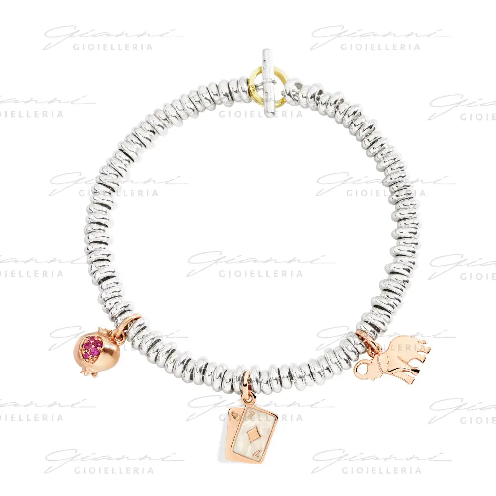 Ciondolo DoDo - Melograno oro rosa & rubini Charm