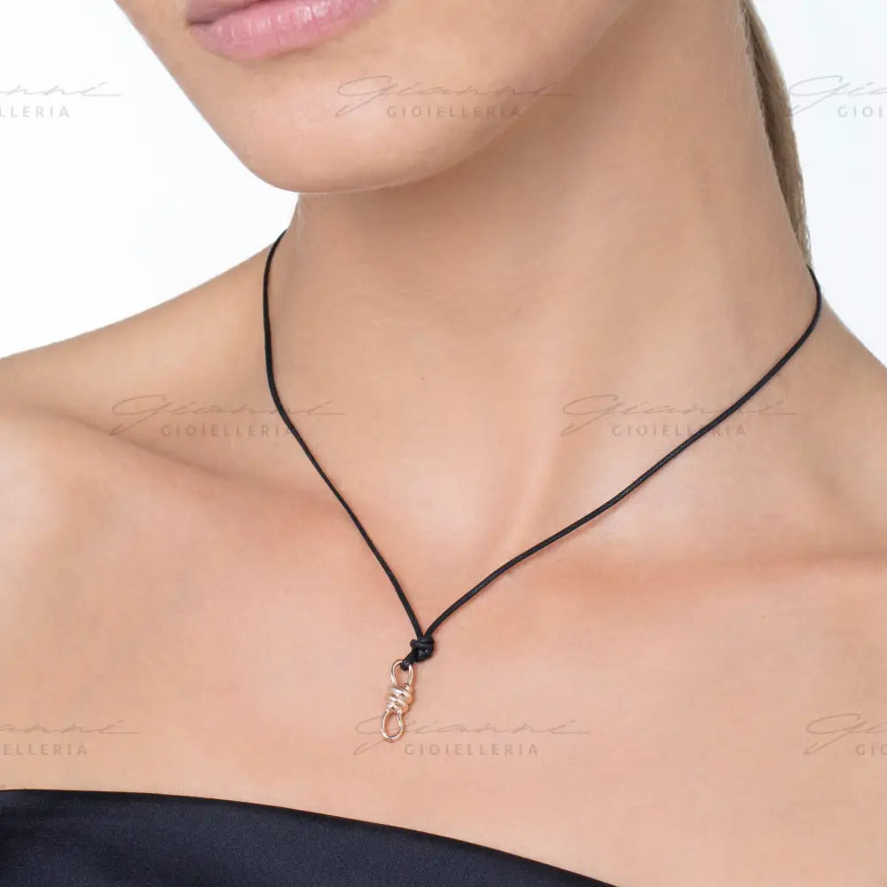 Ciondolo DoDo - Nodo oro rosa Charm