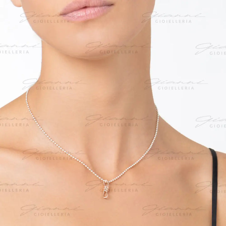Ciondolo DoDo - Nodo oro rosa Charm